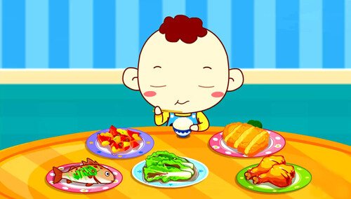 宝宝巴士儿歌 第107集 吃饭不挑食-动漫-高清视频在线观看-芒果tv