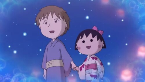 樱桃小丸子来自意大利的少年片段小丸子安德烈甜蜜牵手赏烟花
