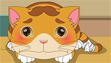 秋叶与猫