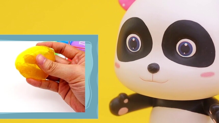 宝宝巴士魔力太空沙第79集超大彩色糖