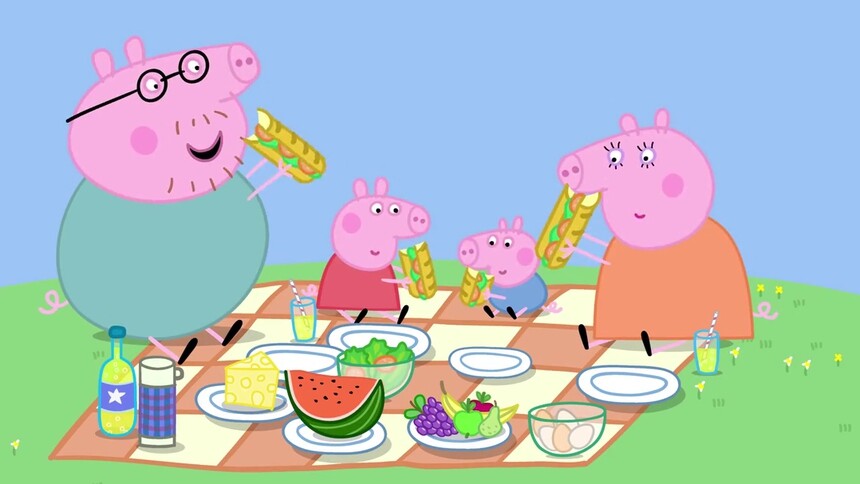 小猪佩奇第一季英文版第15集