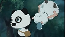 喜羊羊从天而降 旺财误以为是云朵