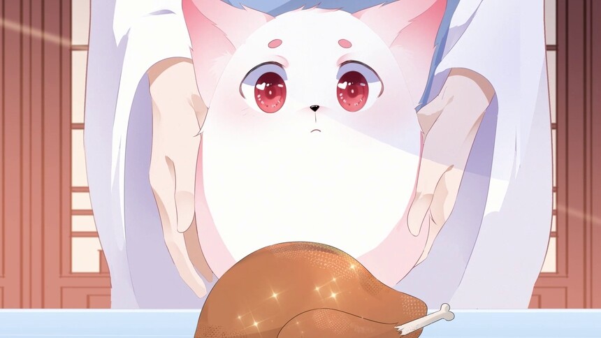 《萌宠狐狸翻身记》少女清希化身灵狐皇族,为了生计愁到秃头 吃货清希