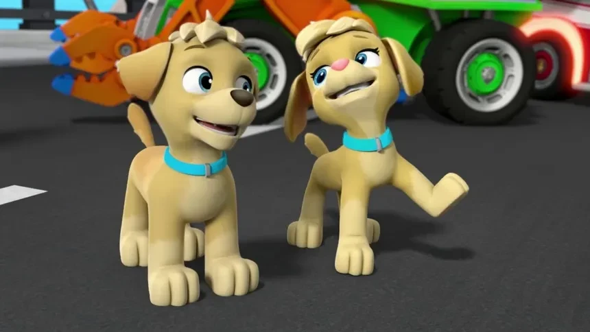 汪汪队立大功之超能救援热播中双胞胎艾拉塔可初登场拥有神秘超能力的