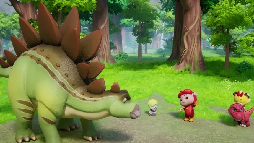 甲龙和剑龙的对抗游戏开始