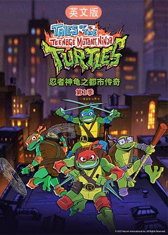 忍者神龟之都市传奇英语版封面图