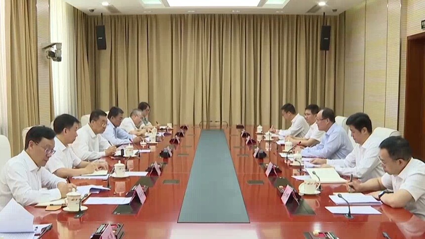 省政府与部分部委在京举行工作会谈 深化部省联动 汇聚发展合力 毛伟明 张柱 辛国斌 姚来英 邓志勇出席