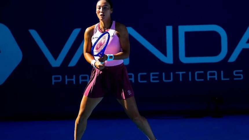 郑钦文无缘WTA250雅典站四强