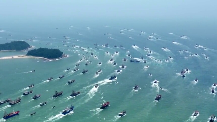 广东阳江：南海开渔 千帆竞发开启“海上秋收”