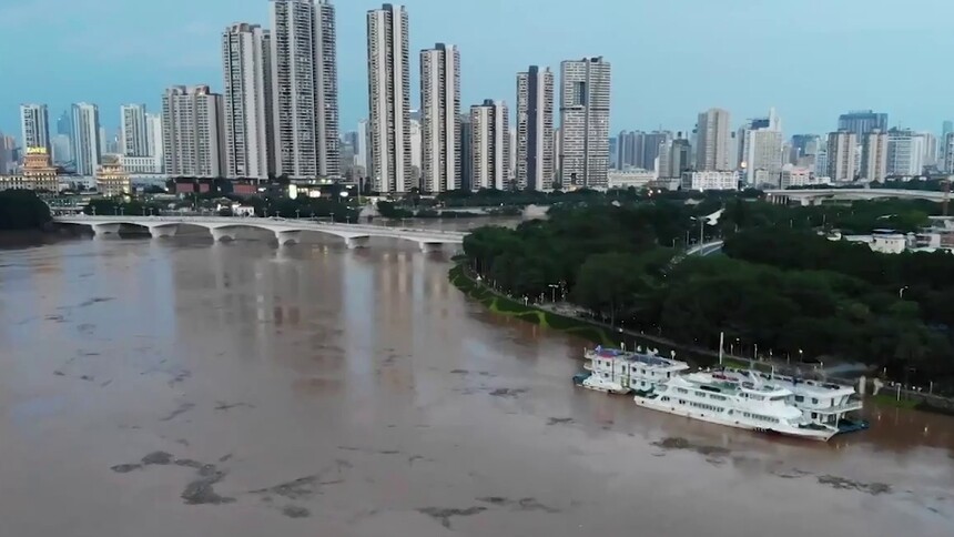 郁江2026年第2号洪水生成 郁江南宁段全线封航