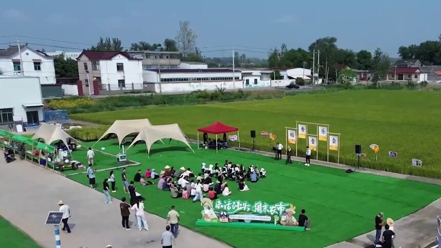 江苏扬州：稻米飘香新课堂 点燃城乡消费热